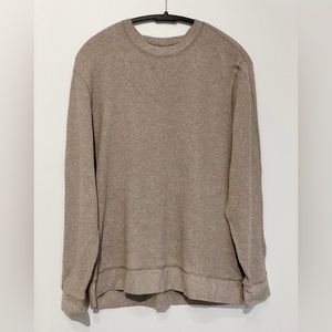 Everlane Mens The Waffle Long-Sleeve Crew Tee thermal organic cotton shirt